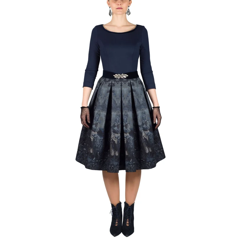 Kleid 21D040KJ in marine von Mothwurf