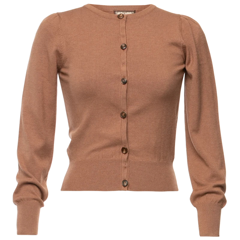 Fidelity Cardigan in cinnamon von Lena Hoschek