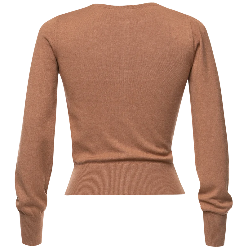 Fidelity Cardigan in cinnamon von Lena Hoschek