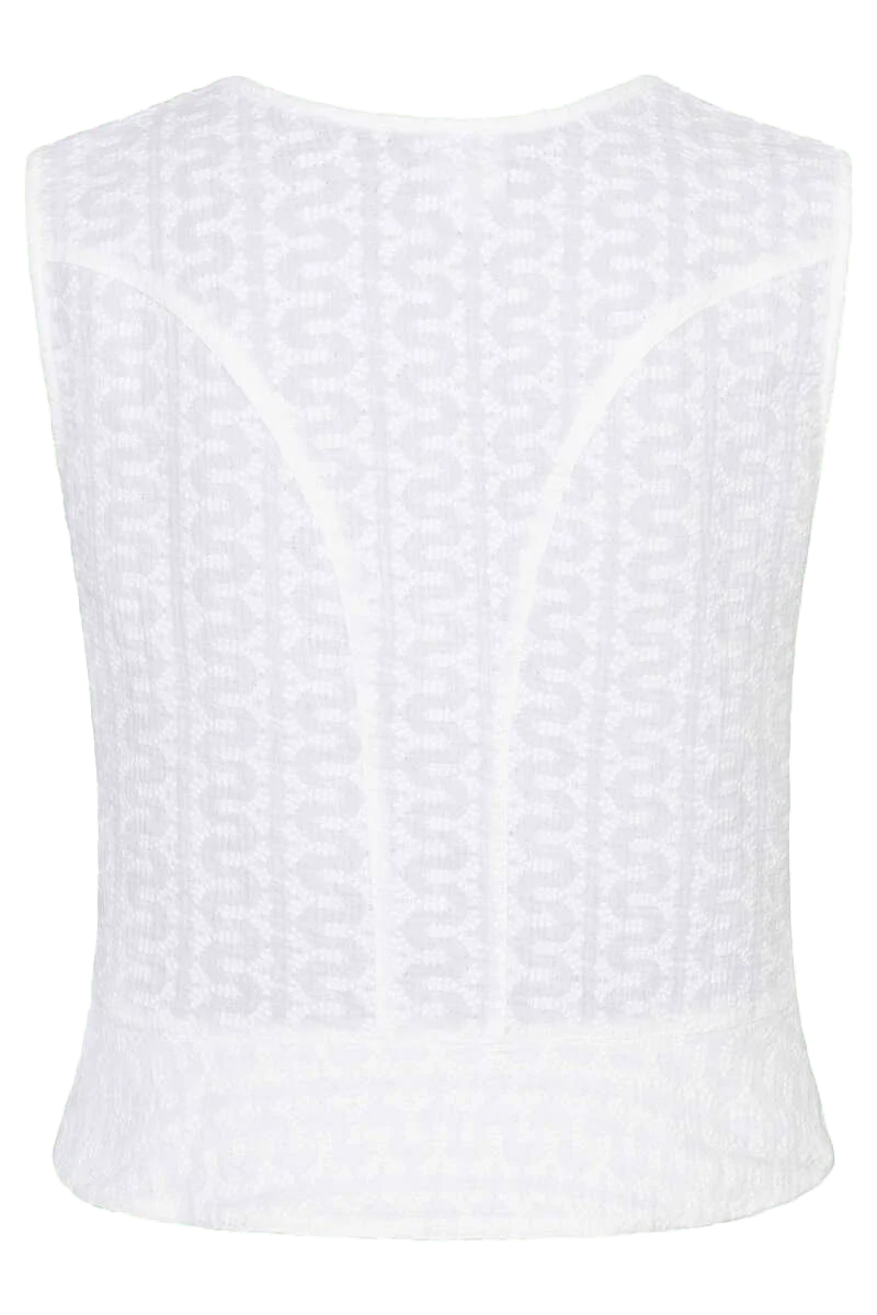 Trachtenbluse ärmellos