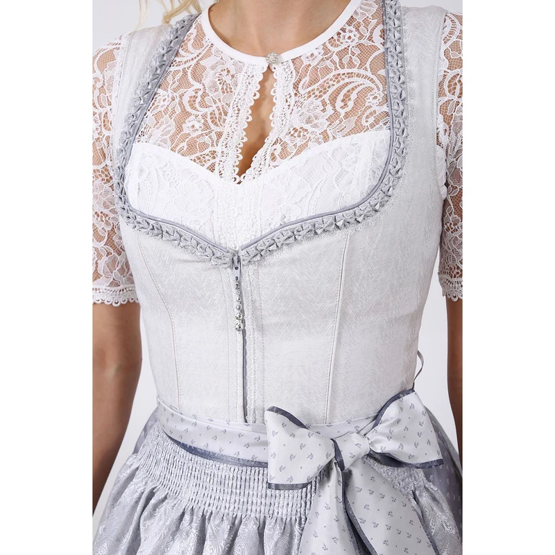418061050 Krüger Dirndl Maella in grau 50cm