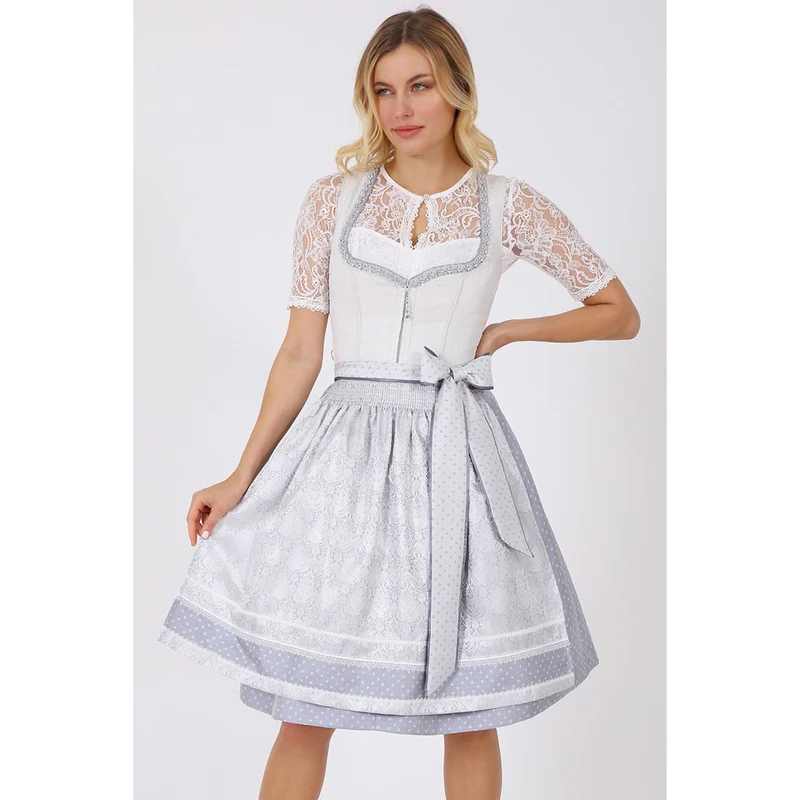 418061 Dirndl Maella von Krüger in grau 60cm