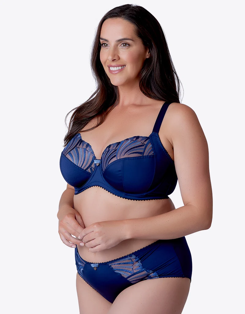 Berlei Embrace Midi Brief Deep Blue