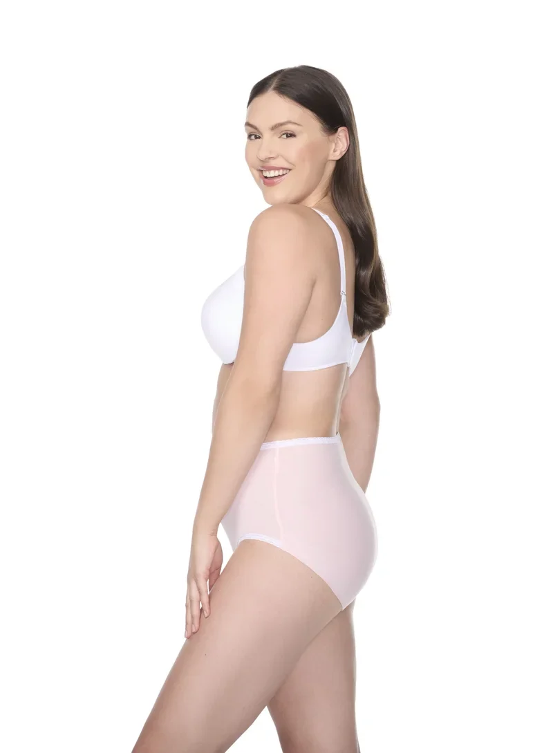 Naomi & Nicole Shapewear - Slip aus Baumwolle mit Spitze Veiled Rose