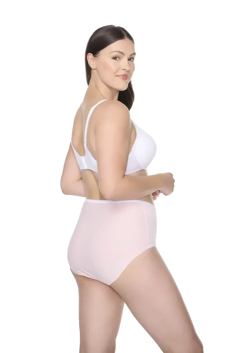 Naomi & Nicole Shapewear - Slip aus Baumwolle mit Spitze Veiled Rose