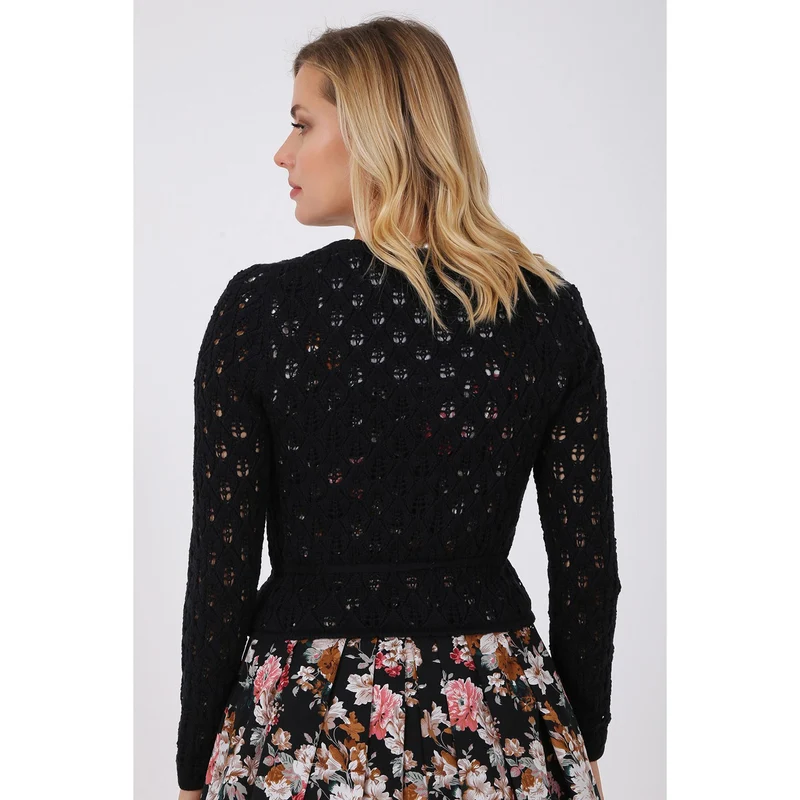 038701 Strickjacke Florentine von Krüger in schwarz