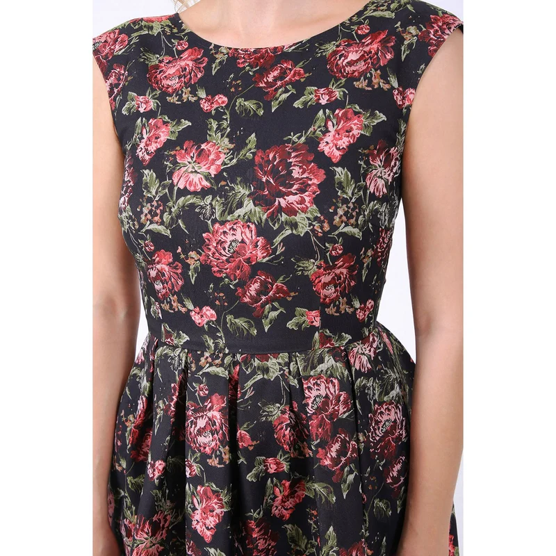 113161 Kleid Ilona von Krüger in schwarz