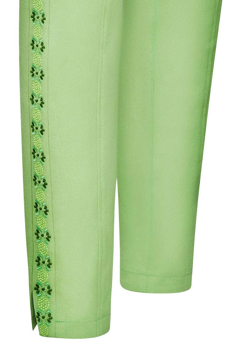 Florale Stiefelhose
