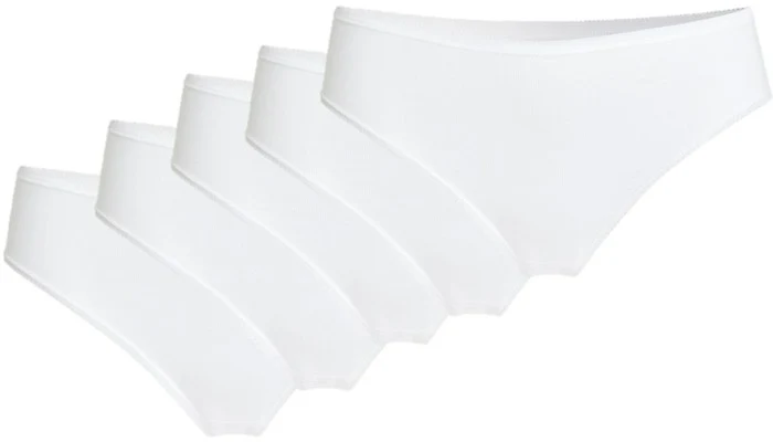 conta Damen Bikinislip weiß 5-er Pack