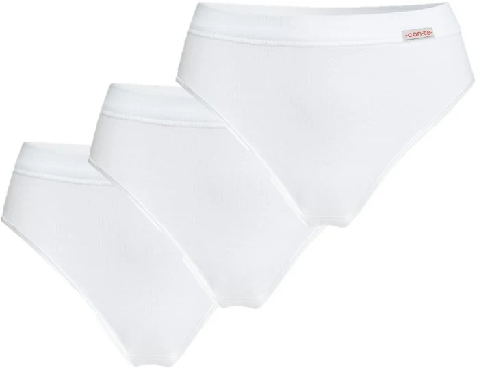conta Damen Sportslip weiß 3-er Pack