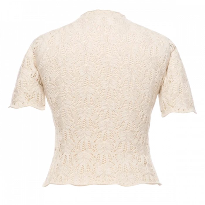 Choupette Knitted Top in creme