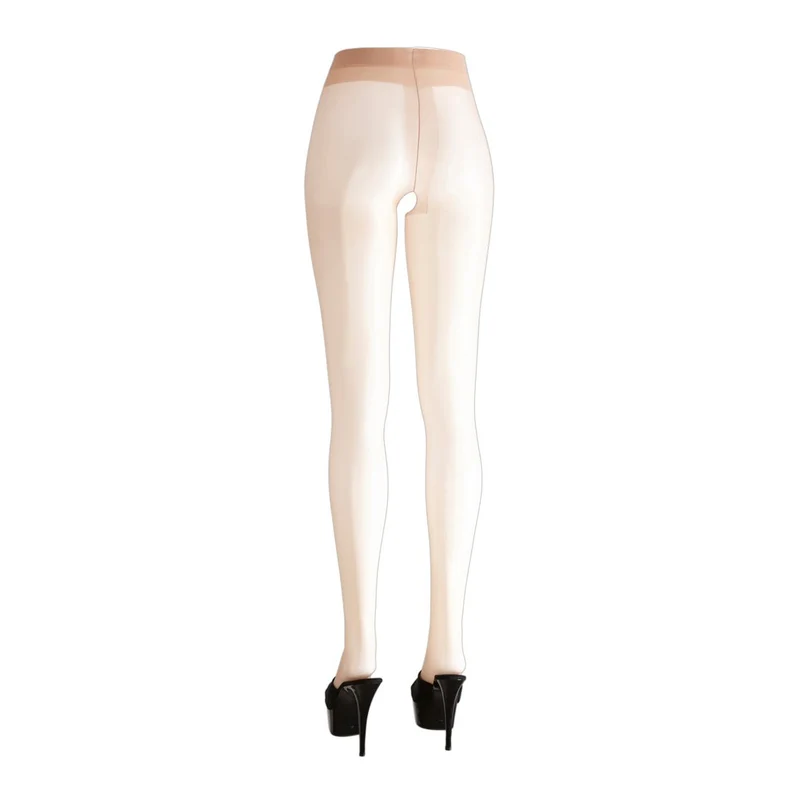 Strumpfhose ouvert S-XL leichter Satin-Sheer-Glanz "Najla"