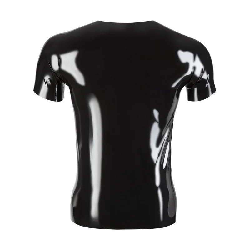 Latex Shirt M - XXL gerader Schnitt, schwarz "Boy"