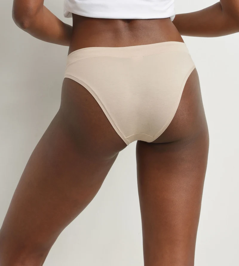 Damen-Slip aus Modal-Baumwolle, Kollektion Nude Dim Comfort