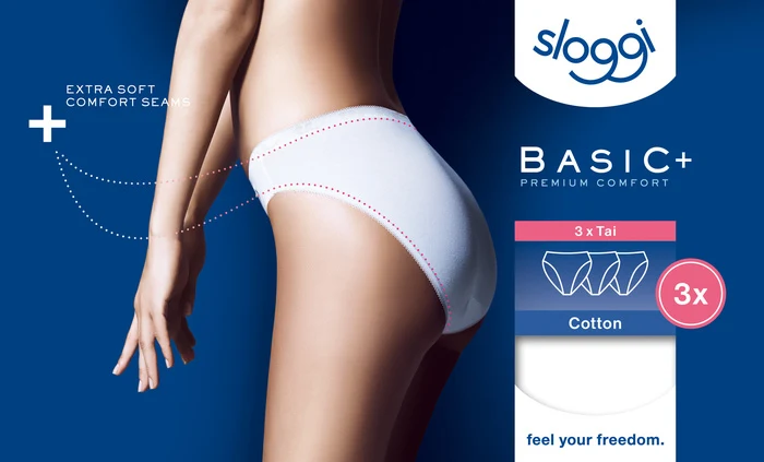 Sloggi Basic+ Tai 3er Pack white