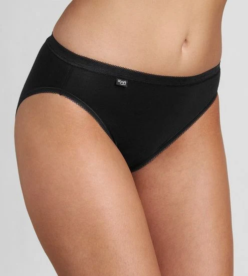 Sloggi Basic+ Tai 4er Pack black