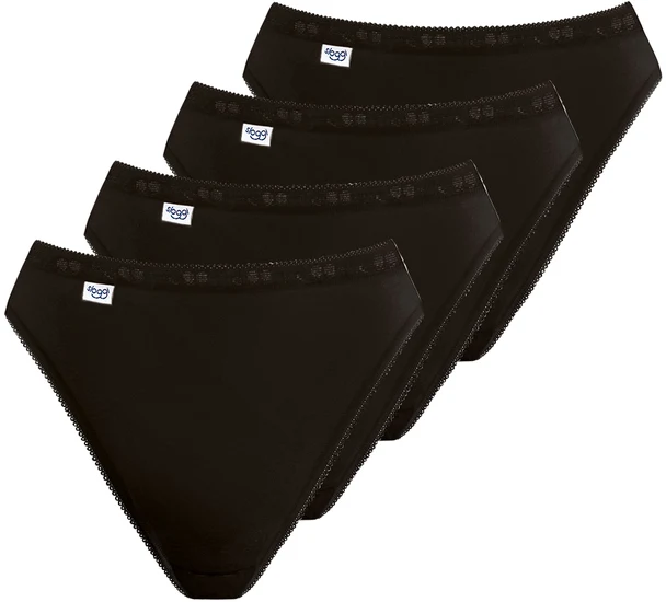 Sloggi Basic+ Tai 4er Pack black
