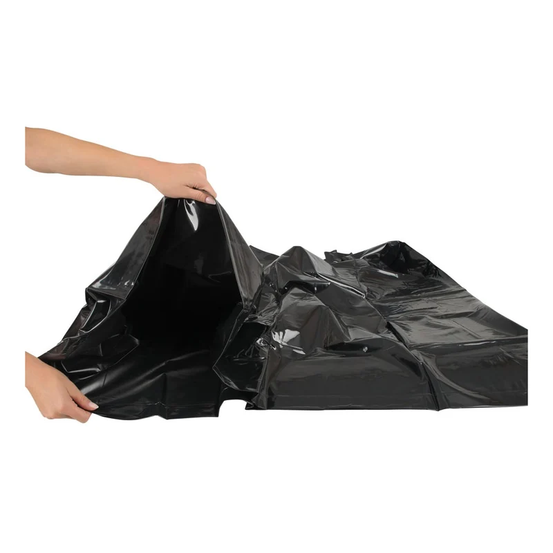 Lack Bettdecke schwarz 135 x 200 cm
