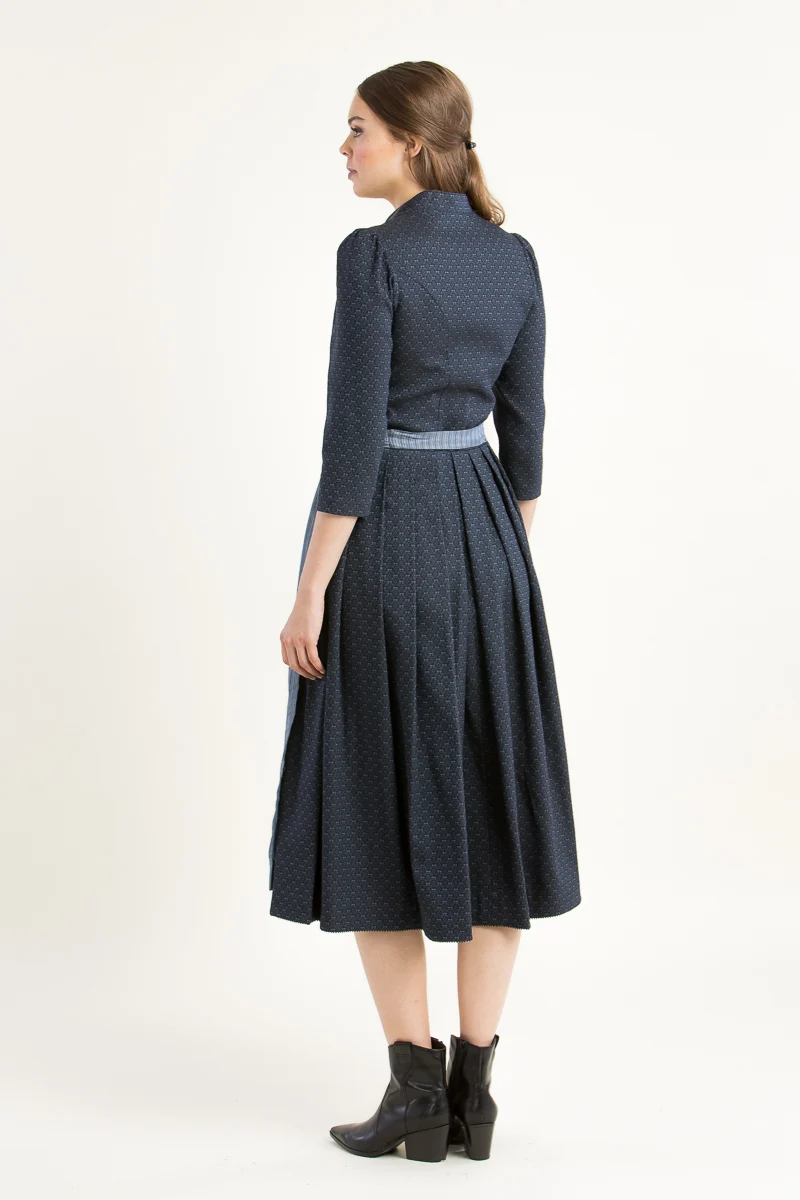 Hammerschmid Langarmdirndl Weitsee blau