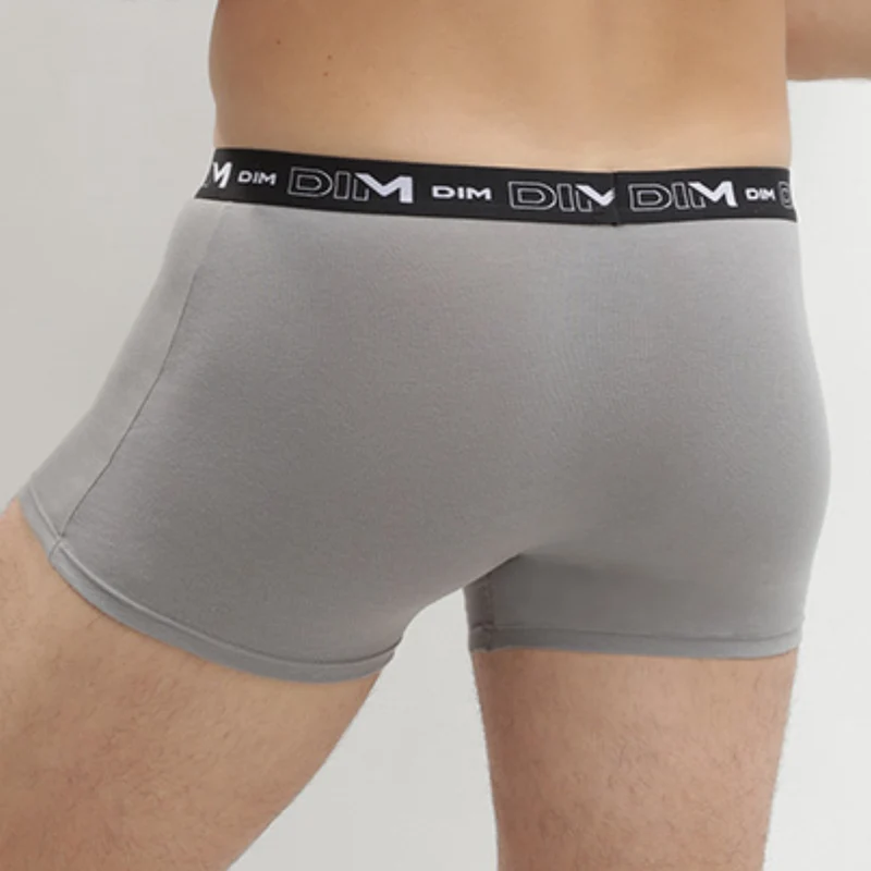 3er-Pack schwarze/stahlgraue/weiße Boxershorts mit Logobund