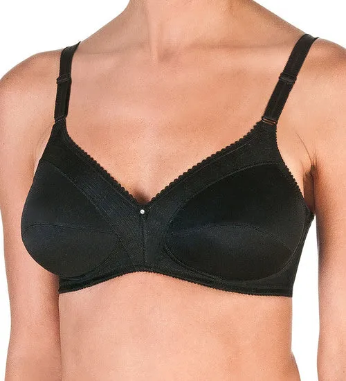Felina Weftloc BH ohne Bügel Schwarz