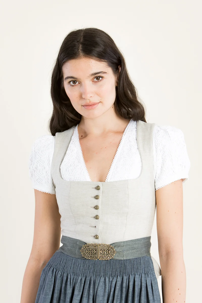 Gottseidank Dirndlbluse Liesbeth weiß