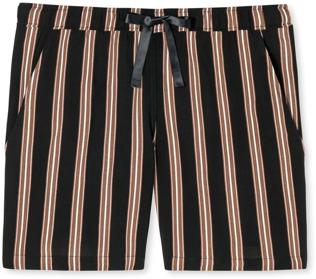 Schiesser Damen Hose kurz schwarz 176865-000