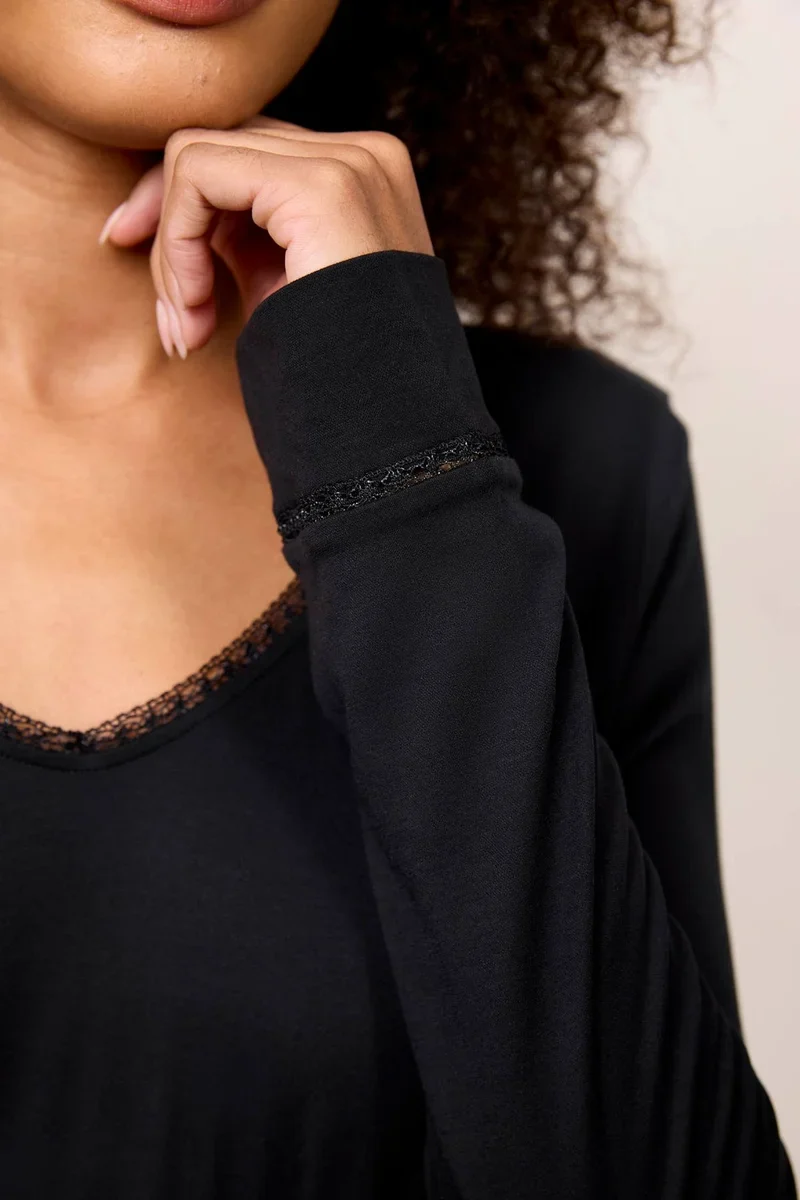 Lejaby - Softness T-Shirt Schwarz