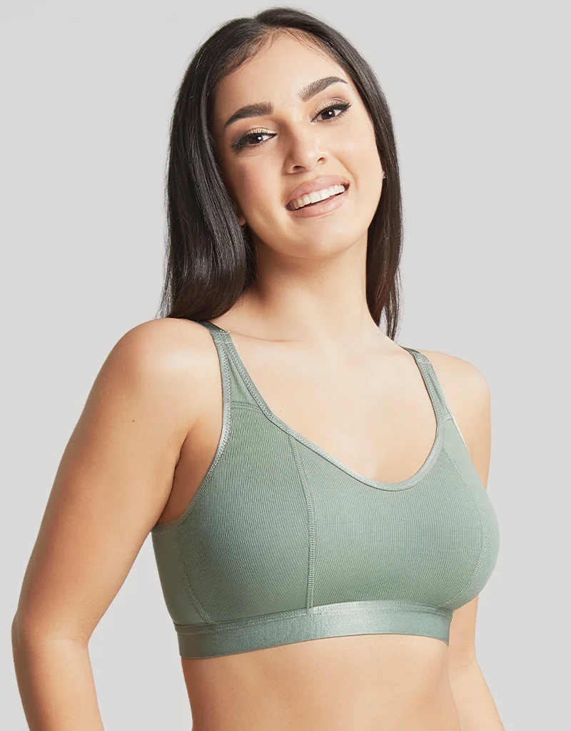 Cleo By Panache Freedom Lounge Non Wired Bralette Khaki