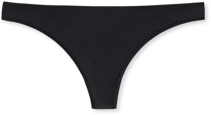 Schiesser Damen String schwarz 161918-000