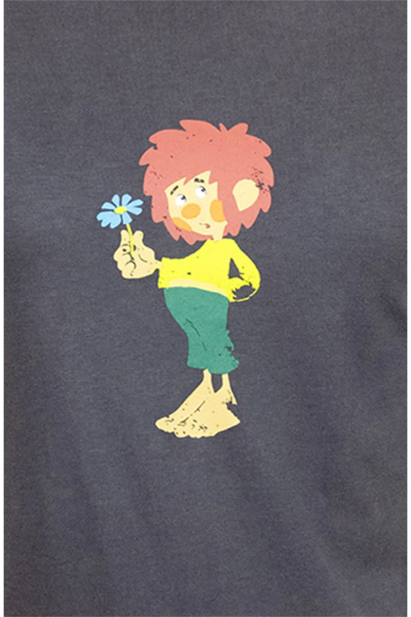 Damen T-Shirt 'Pumuckl Blume'