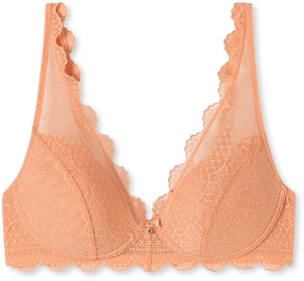 Schiesser Damen Soft BH mit Schale pfirsich 175531-612