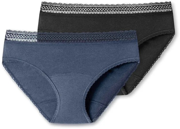 Schiesser Damen 2er Pack Slips sortiert 1 176299-901