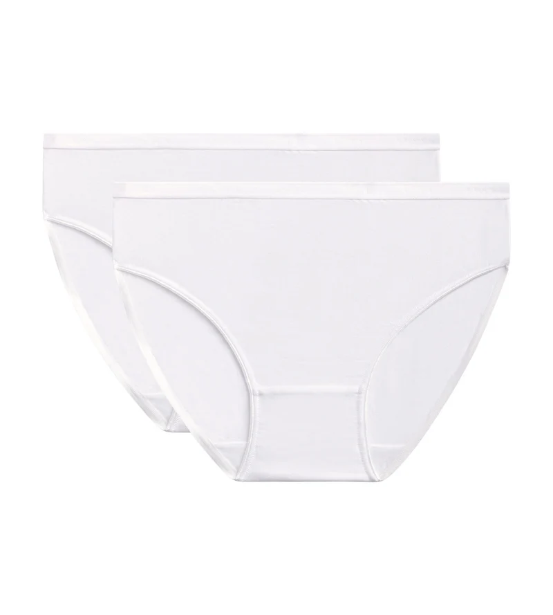 2er-Pack Maxi-Slips weiß aus Bio-Baumwolle
