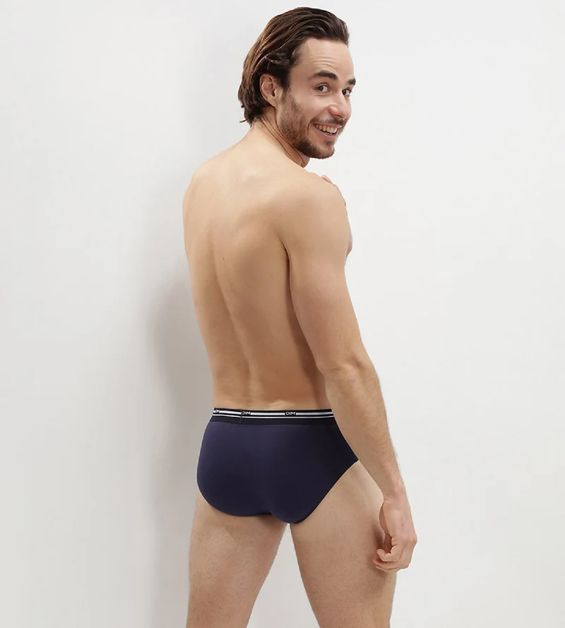 2er-Pack Herren-Slips Rot Blau Grafikbund Daily Colors