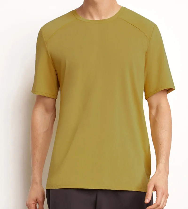 Herren-Sport-T-Shirt aus atmungsaktivem Olive Dim Move-Stoff