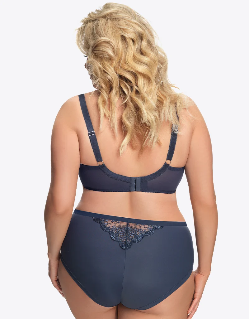 Gorsenia Granada Balconette Bra Navy