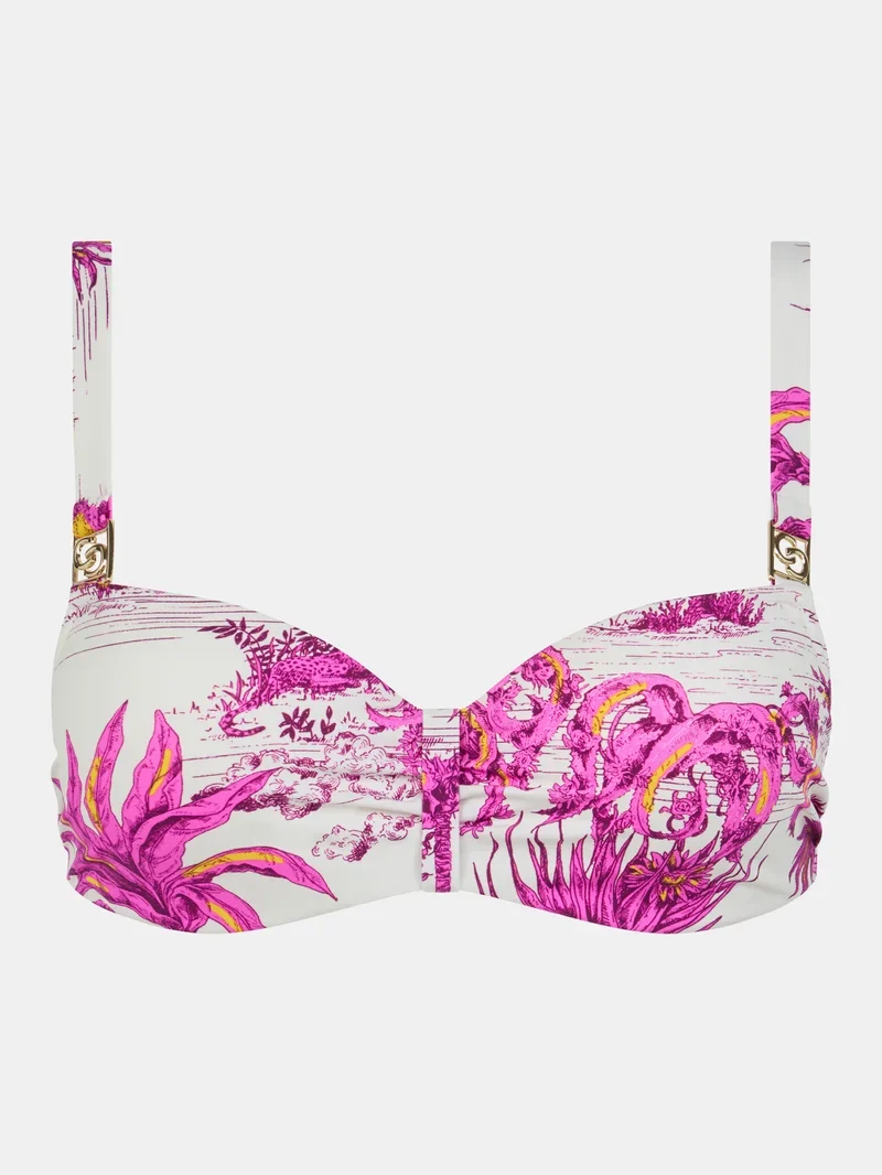 Chantelle Swimwear - Sauvage Halbschalen-Memory-Bikini White Jungle