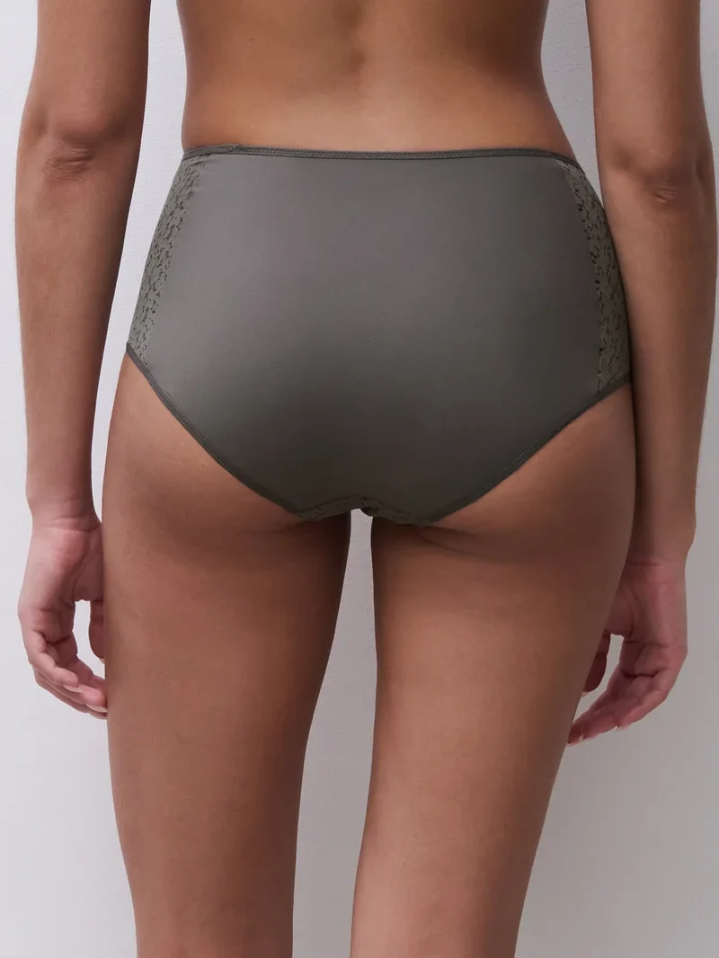 Chantelle EasyFeel - Norah High-Waisted Full Brief Vert Argile