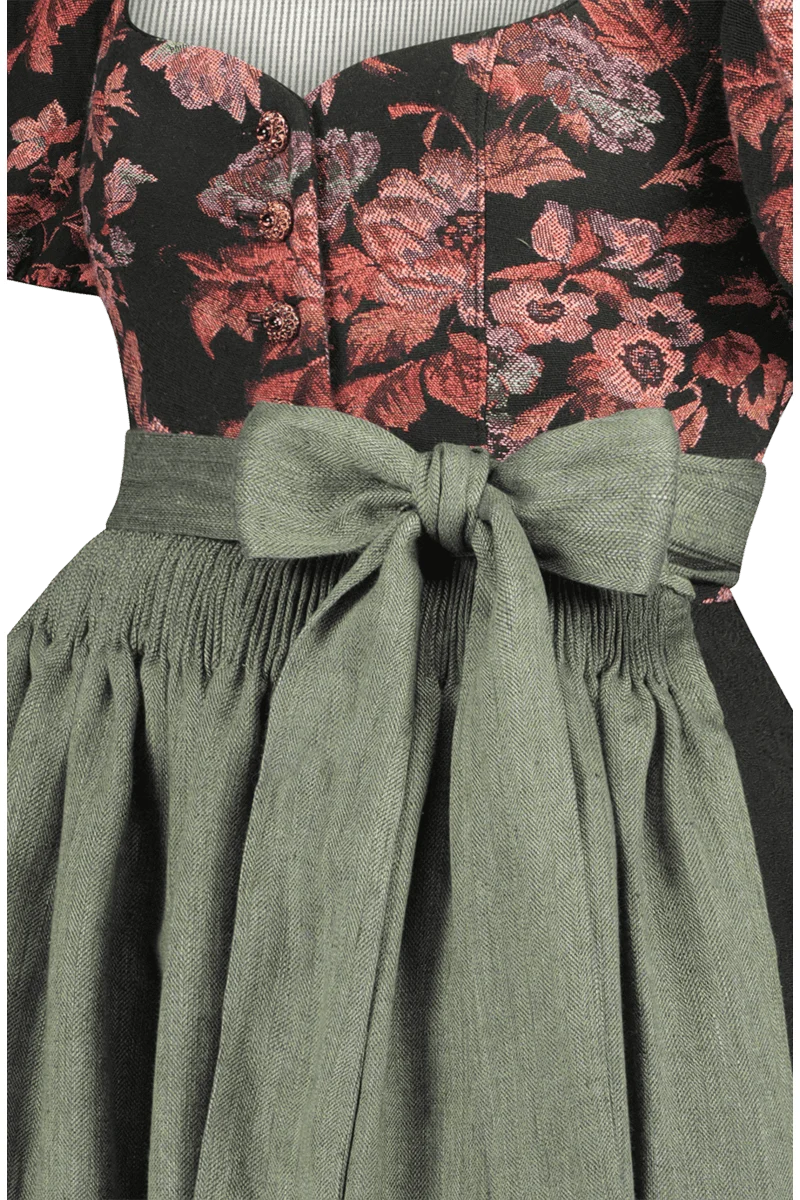 Dirndl lang mit Ärmeln