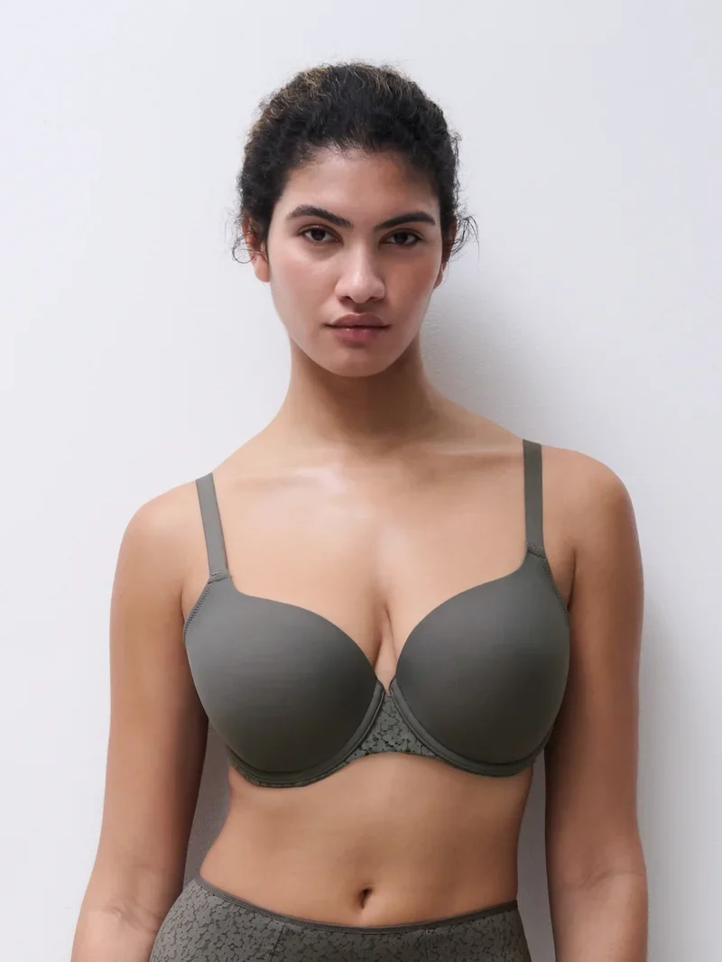 Chantelle EasyFeel - Norah Covering T-Shirt Bra Vert Argile