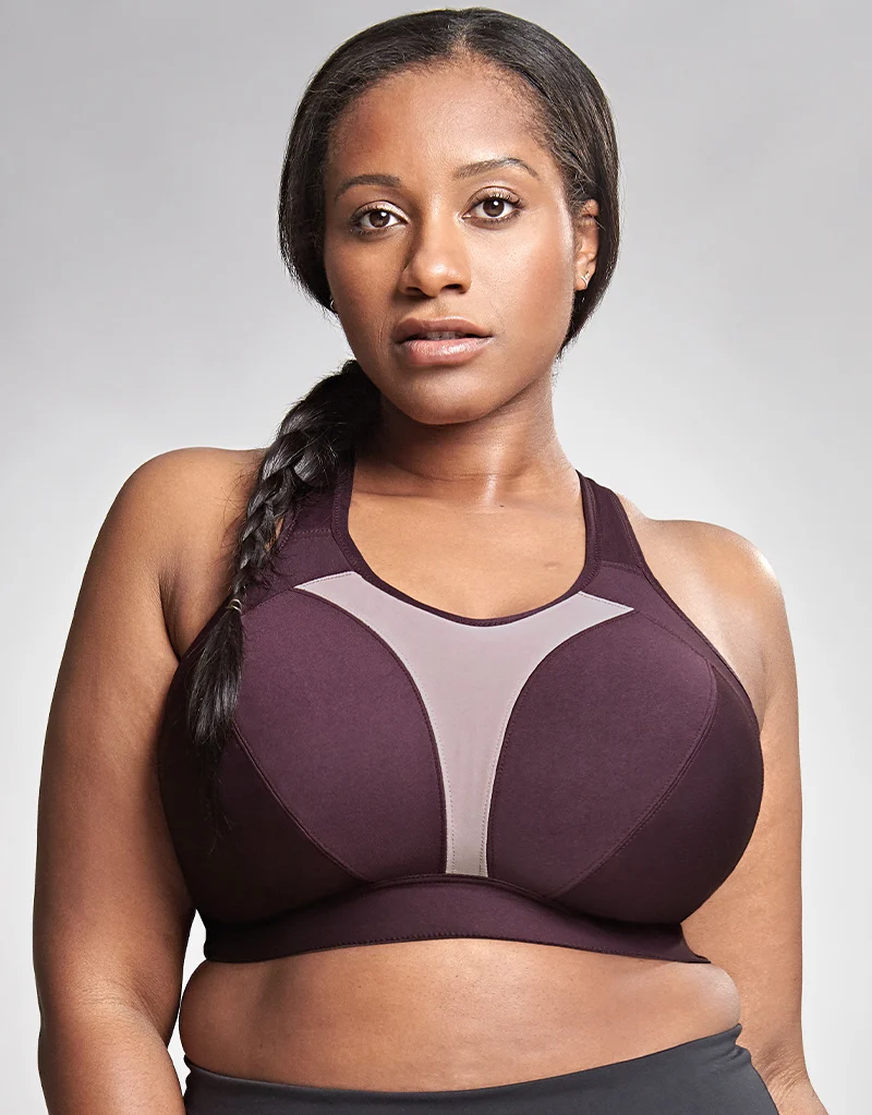 Royce Aerocool High Impact Sports Bra Blackberry