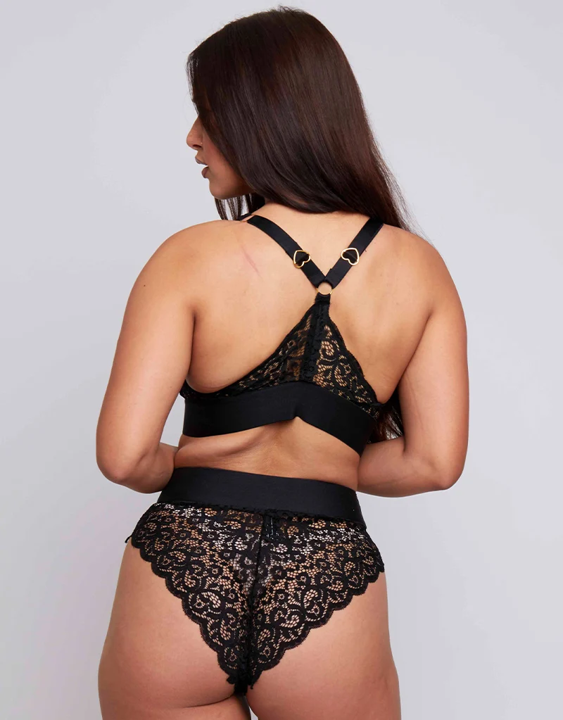 Rougette By Tutti Rouge Hallie Brazilian Brief Black
