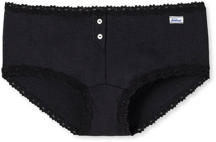Schiesser Damen Micro-Pants - Agathe schwarz 162564-000