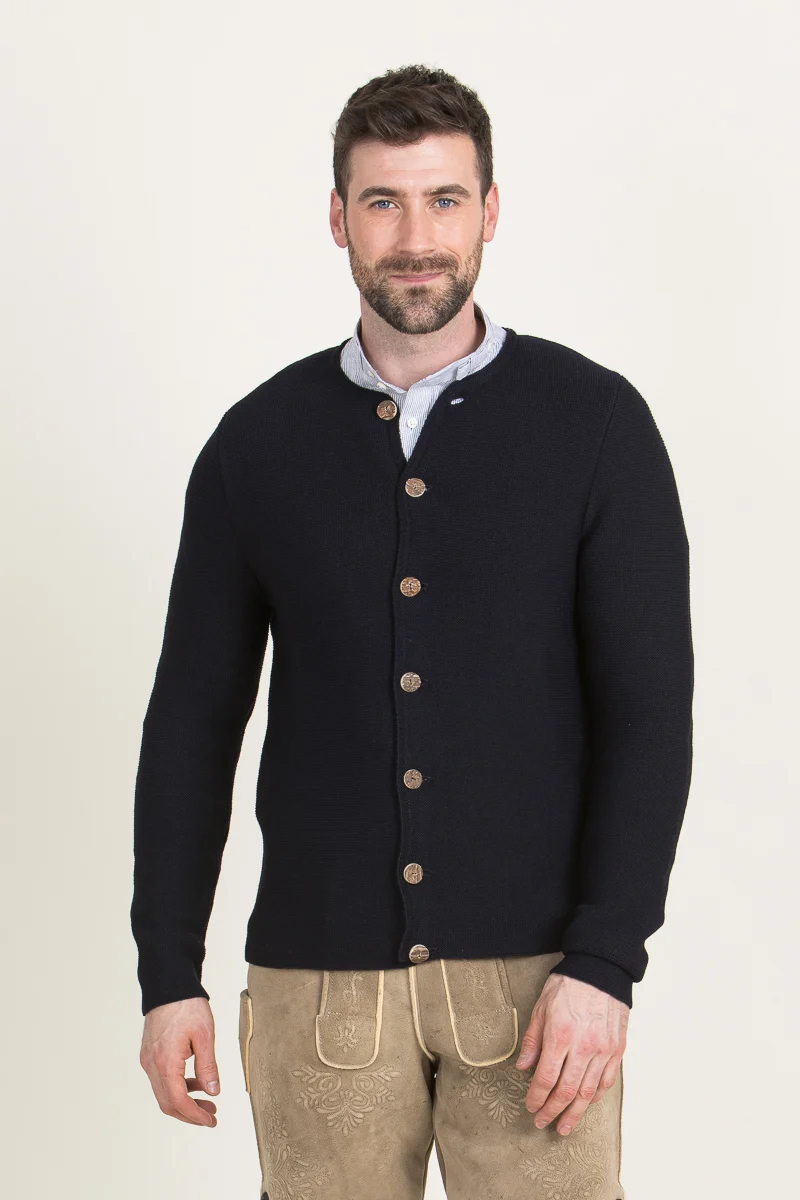Gottseidank Strickjanker Aloisius tintenblau