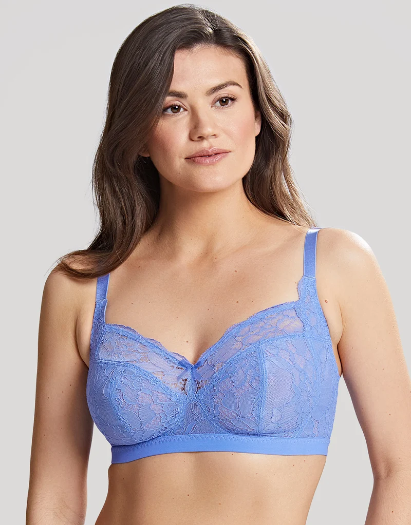 Panache Imogen Non Wired Balconette Bra Cornflower