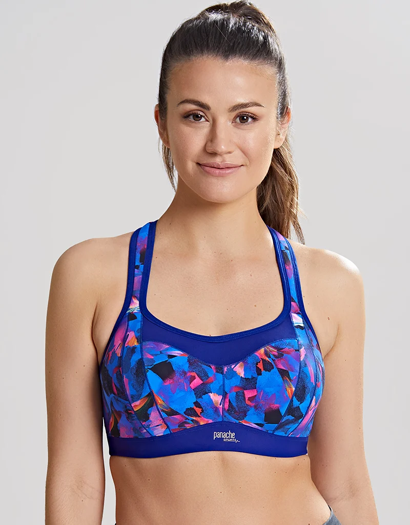 Panache Wired Sports Racer Bra Neon Rave