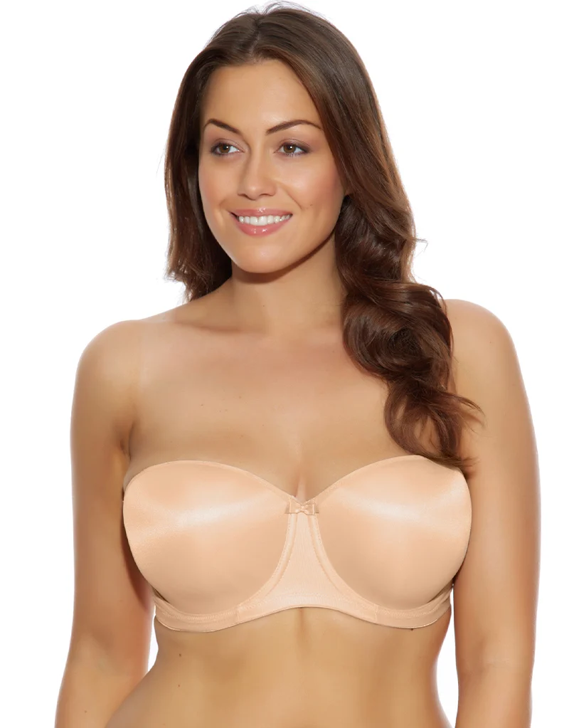 Elomi Smooth Strapless Bra Latte