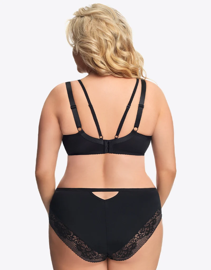 Gorsenia Asti Balconette Bra Black