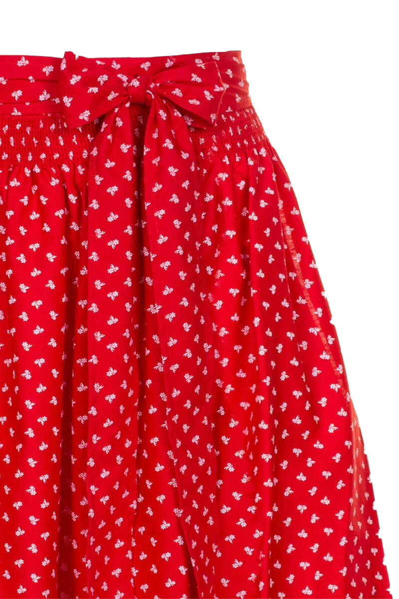 Midi-Dirndlschürze mit Blumenmuster 70 cm